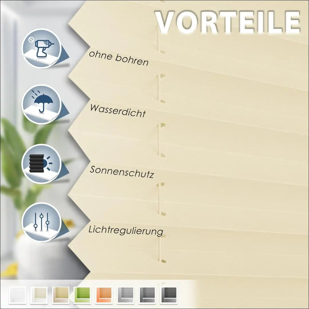 Plisuota žaliuzė DI11963 - €12 Save 50% __label:Pristatymas 1-2 d.d., color-smelio, material-poliesteris, tekstile,