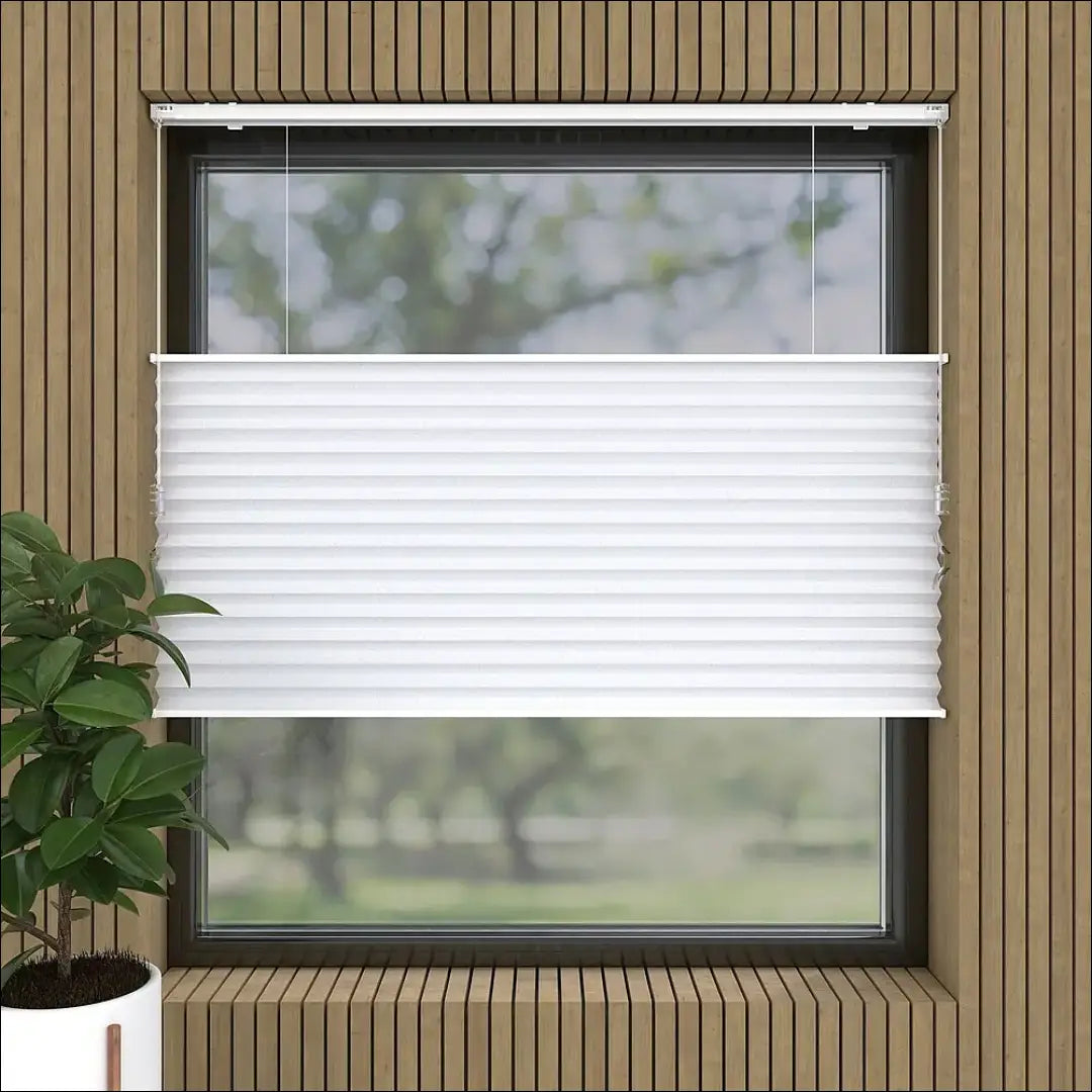 Plisuota žaliuzė DI11989 - €15 Save 50% __label:Pristatymas 1-2 d.d., color-balta, material-poliesteris, tekstile,