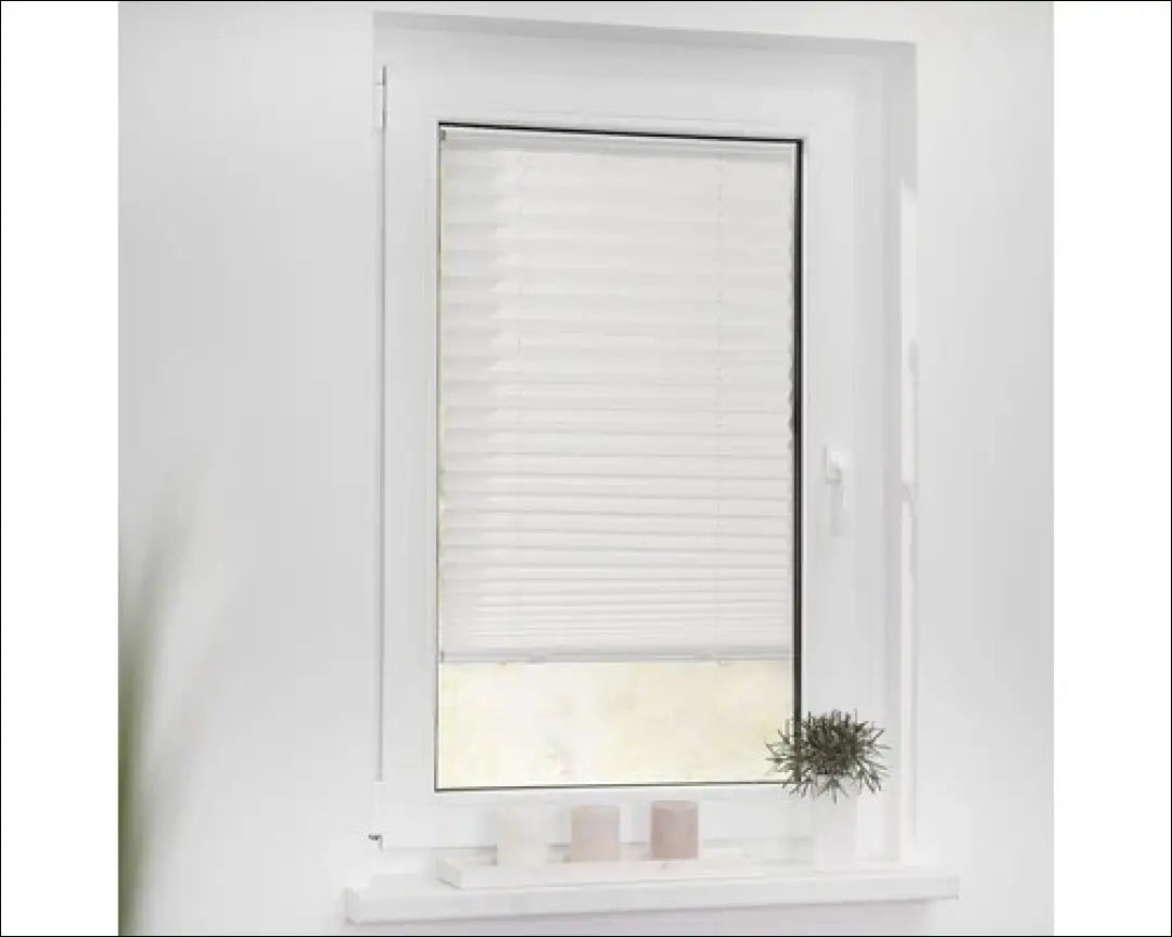 Plisuota žaliuzė DI12161 - €13 Save 50% __label:Pristatymas 1-2 d.d., color-balta, material-poliesteris, tekstile,