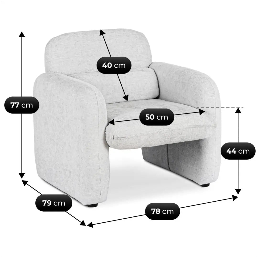 Poilsio fotelis su audiniu pilkos spalvos TE1083 - €160 Save 15% 100-200, __label:Pristatymas 5-14 d.d., elite,