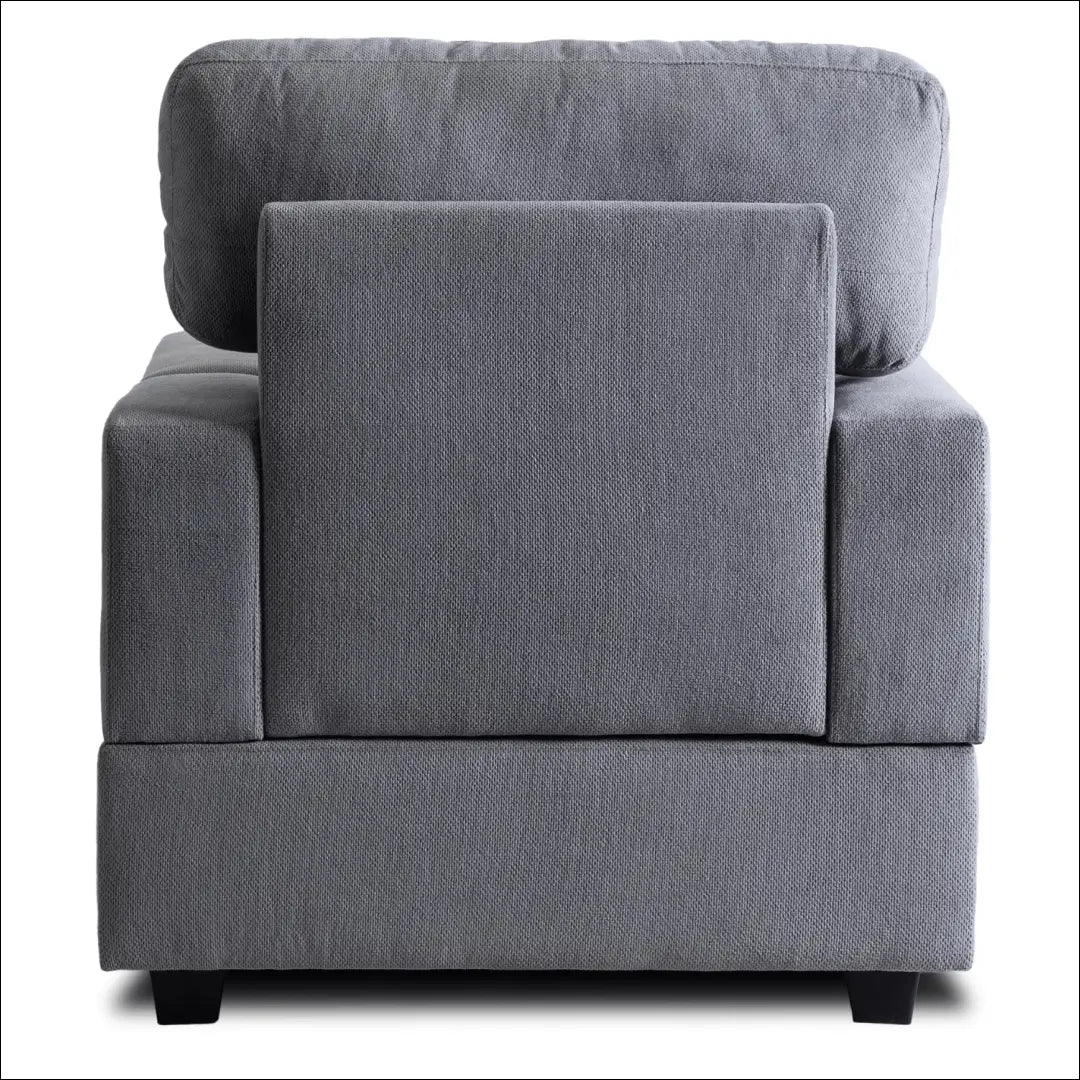 Poilsio fotelis su audiniu pilkos spalvos TE462 - €330 Save 15% __label:Pristatymas 5-14 d.d., elite, Fotele