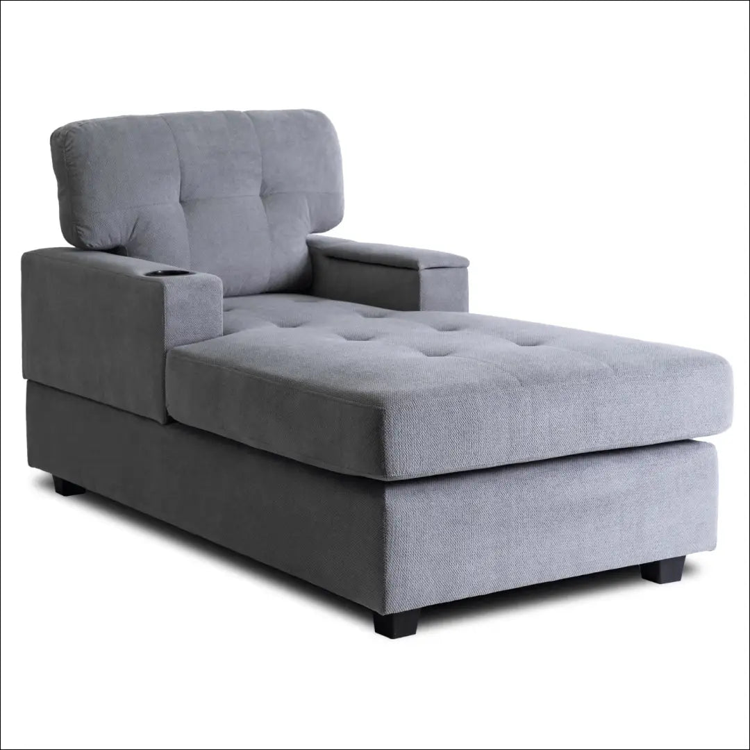 Poilsio fotelis su audiniu pilkos spalvos TE462 - €330 Save 15% __label:Pristatymas 5-14 d.d., elite, Fotele