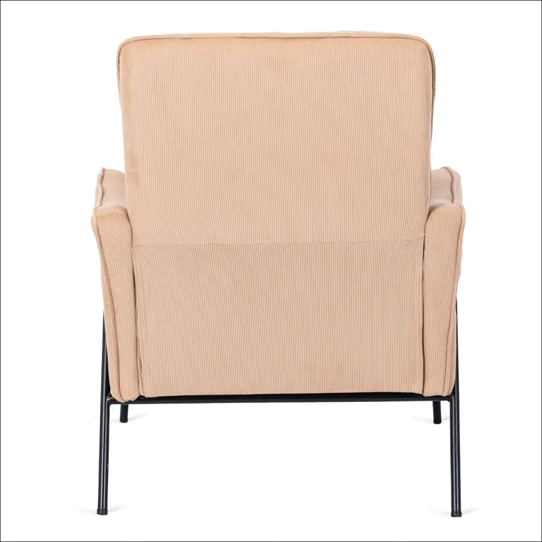 Poilsio fotelis su audiniu smėlio spalvos TE140 - €259 Save 15% __label:Pristatymas 5-14 d.d., elite, Fotele