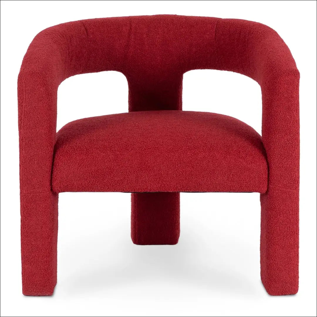 Poilsio fotelis su buklė audinio audiniu bordo spalvos TE1053 - €192 Save 15% 100-200, __label:Pristatymas 5-14 d.d.,