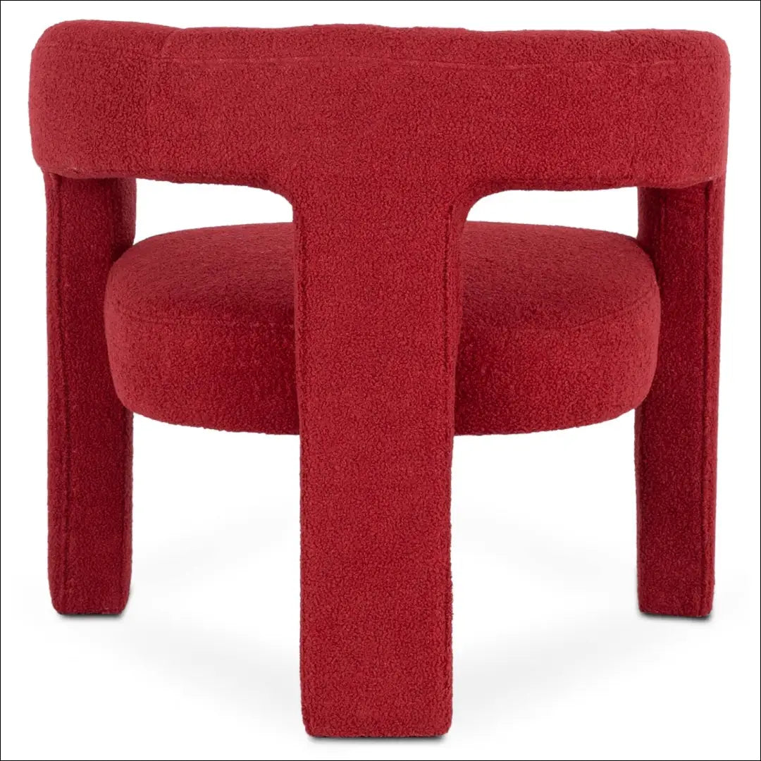 Poilsio fotelis su buklė audinio audiniu bordo spalvos TE1053 - €192 Save 15% 100-200, __label:Pristatymas 5-14 d.d.,