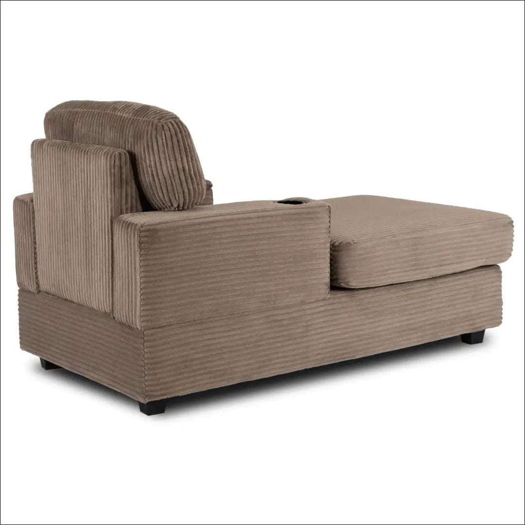 Poilsio fotelis su korduro audiniu smėlio spalvos TE516 - €330 Save 15% __label:Pristatymas 5-14 d.d., elite, Fotele