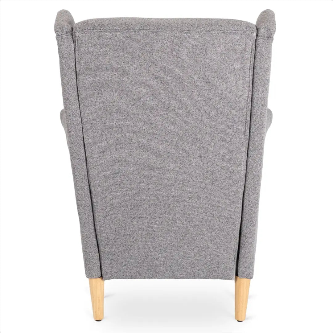 Poilsio fotelis su pakoju ir audinio audiniu pilkos spalvos TE299 - €311 Save 15% __label:Pristatymas 5-14 d.d., elite,