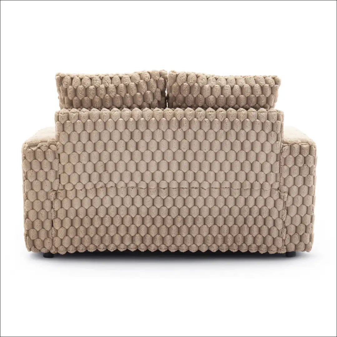 Poilsio fotelis su pliušinio audinio audiniu rudos spalvos TE475 - €445 Save 15% __label:Pristatymas 5-14 d.d., elite,