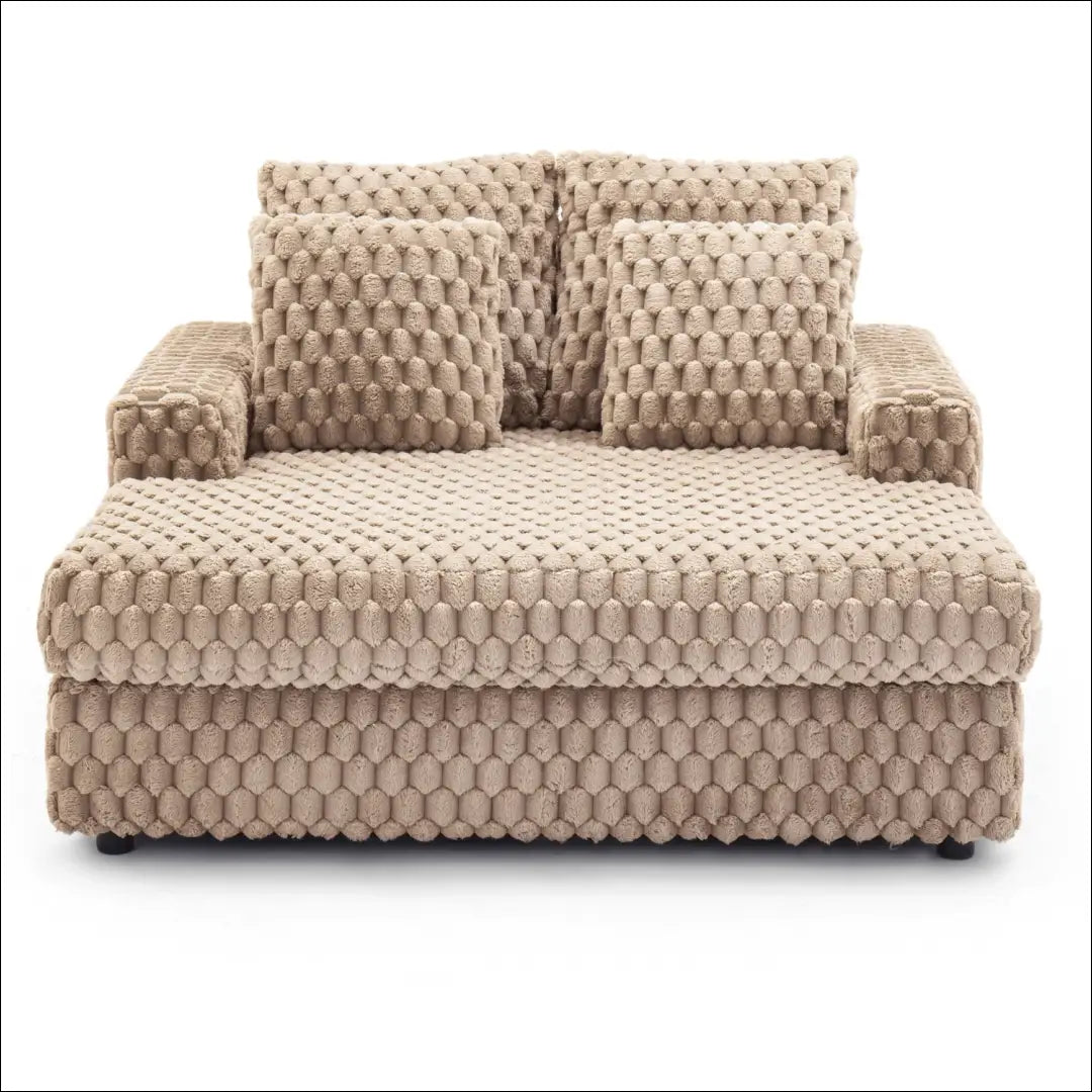 Poilsio fotelis su pliušinio audinio audiniu rudos spalvos TE475 - €445 Save 15% __label:Pristatymas 5-14 d.d., elite,