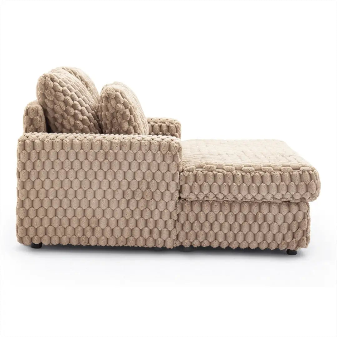 Poilsio fotelis su pliušinio audinio audiniu rudos spalvos TE475 - €445 Save 15% __label:Pristatymas 5-14 d.d., elite,