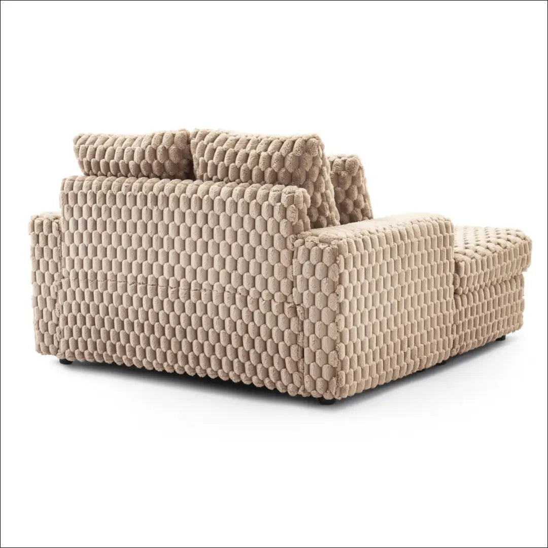 Poilsio fotelis su pliušinio audinio audiniu rudos spalvos TE475 - €445 Save 15% __label:Pristatymas 5-14 d.d., elite,