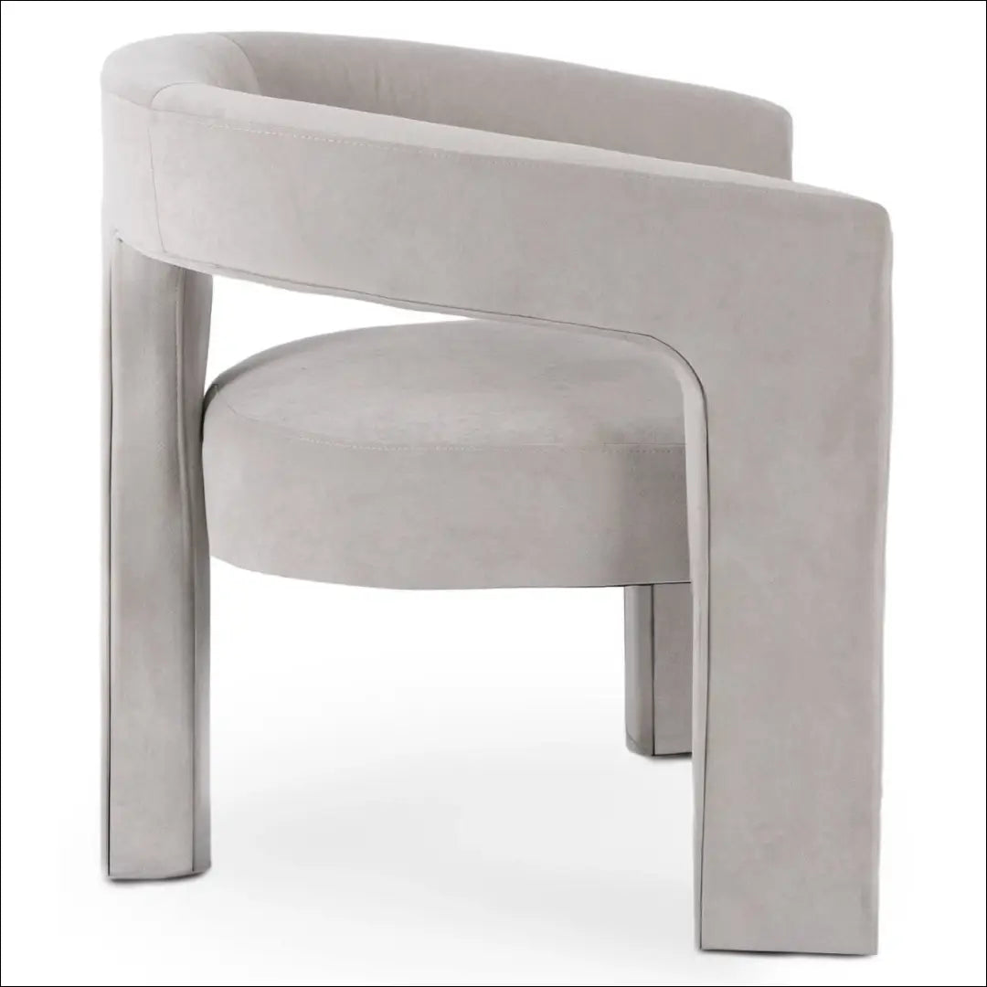 Poilsio fotelis su veliūro audiniu pilkos spalvos TE1037 - €192 Save 15% 100-200, __label:Pristatymas 5-14 d.d., elite,