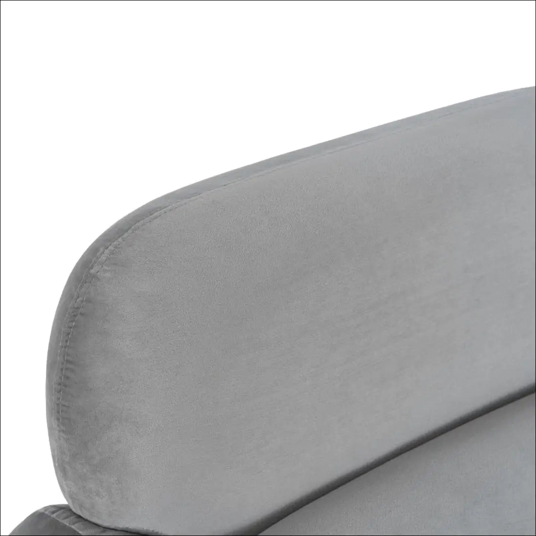 Poilsio fotelis su veliūro audiniu pilkos spalvos TE1148 - €160 Save 15% 100-200, __label:Pristatymas 5-14 d.d., elite,