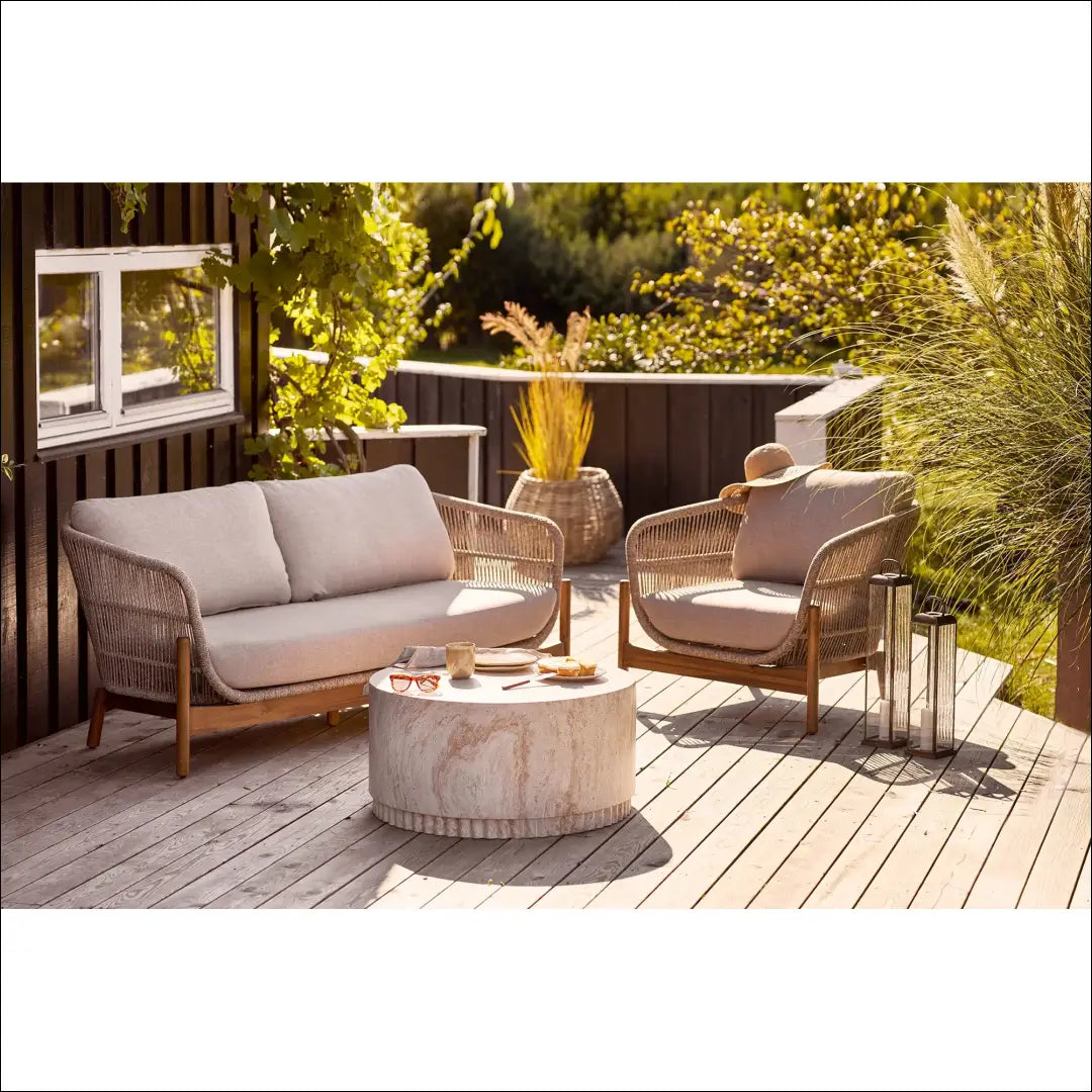 Poilsio krėslas akacijos spalvos smėlio su pagalvėle RD1072 - €465 Save 15% __label:Pristatymas 5-14 d.d., nordic,
