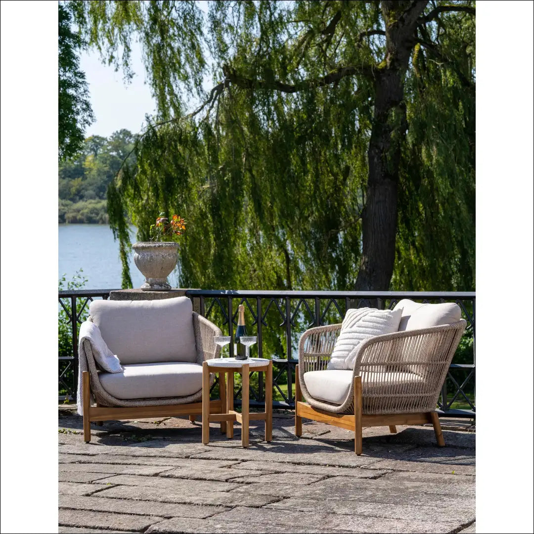 Poilsio krėslas akacijos spalvos smėlio su pagalvėle RD1072 - €465 Save 15% __label:Pristatymas 5-14 d.d., nordic,