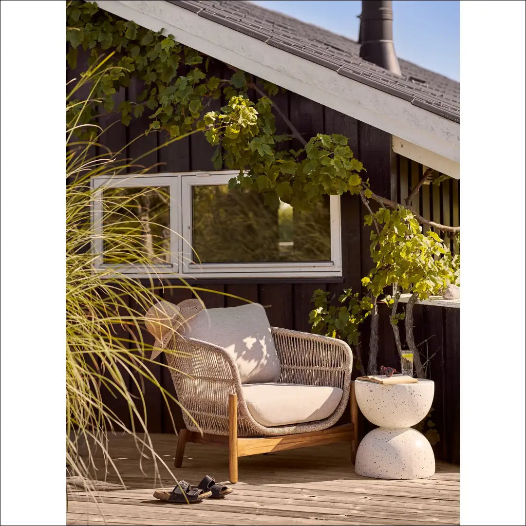 Poilsio krėslas akacijos spalvos smėlio su pagalvėle RD1072 - €465 Save 15% __label:Pristatymas 5-14 d.d., nordic,