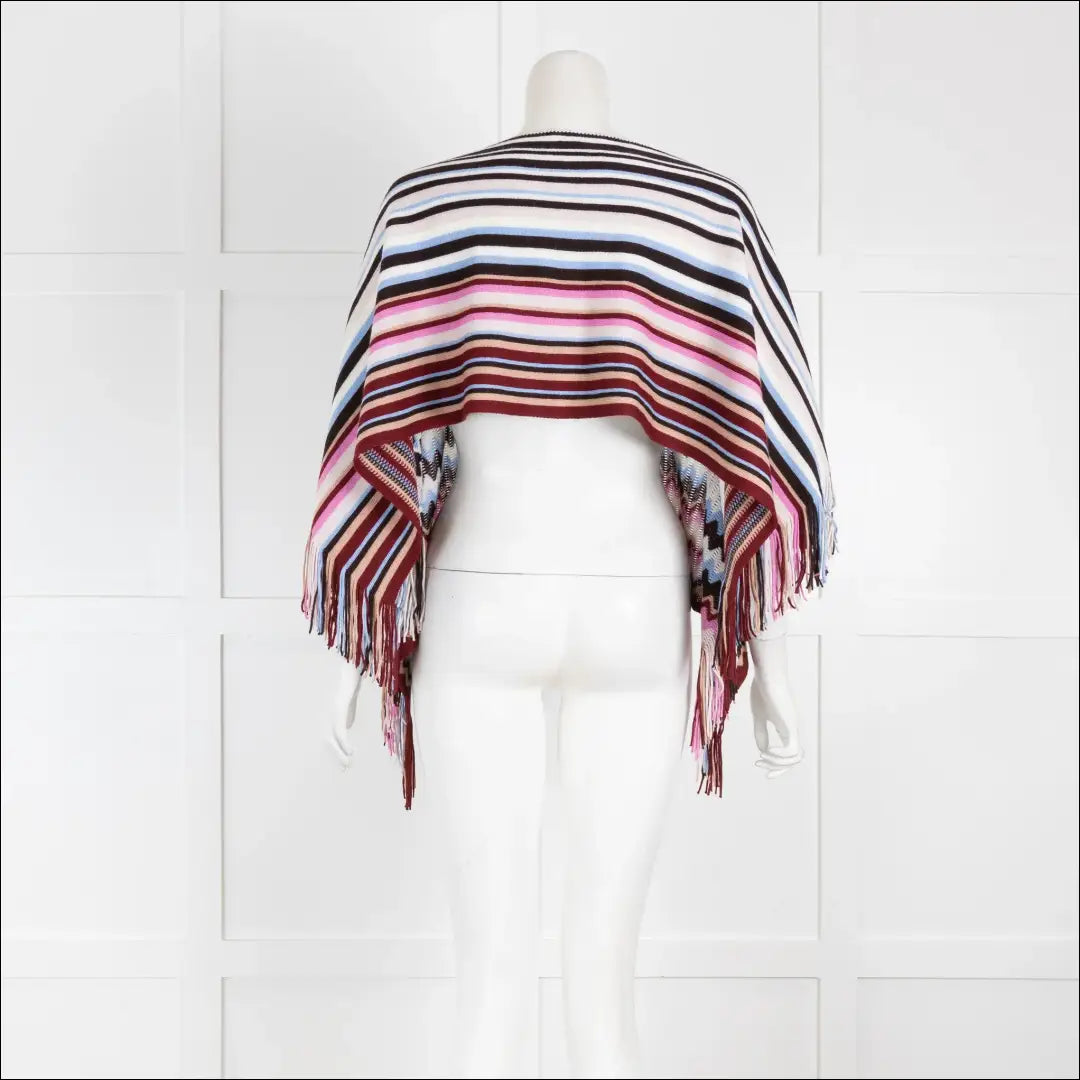 Pončas su kutais ’Missoni’ DR009 - €92 Save 50% 50-100, __label:Pristatymas 1-2 d.d., color-marga, color-margas,