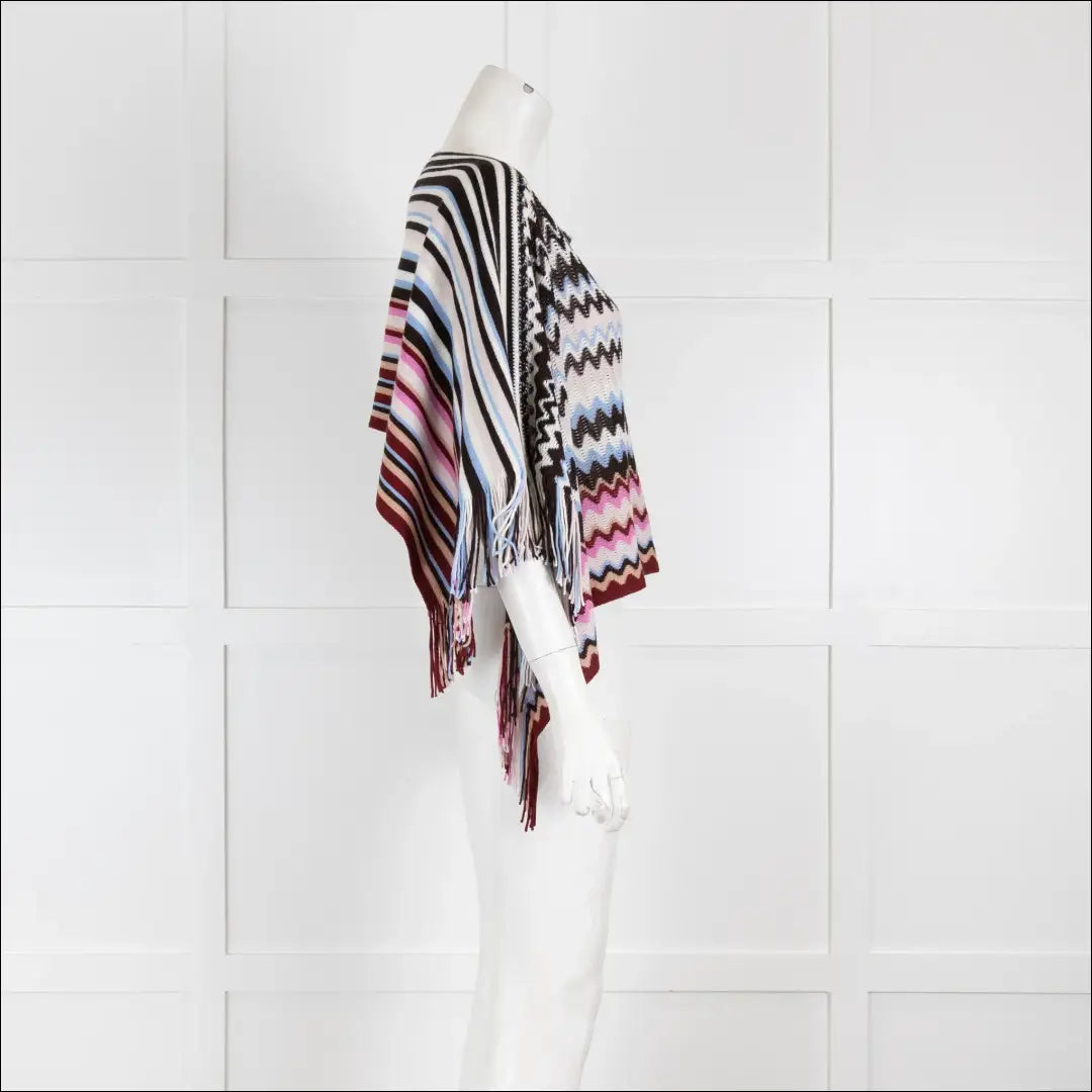 Pončas su kutais ’Missoni’ DR009 - €92 Save 50% 50-100, __label:Pristatymas 1-2 d.d., color-marga, color-margas,