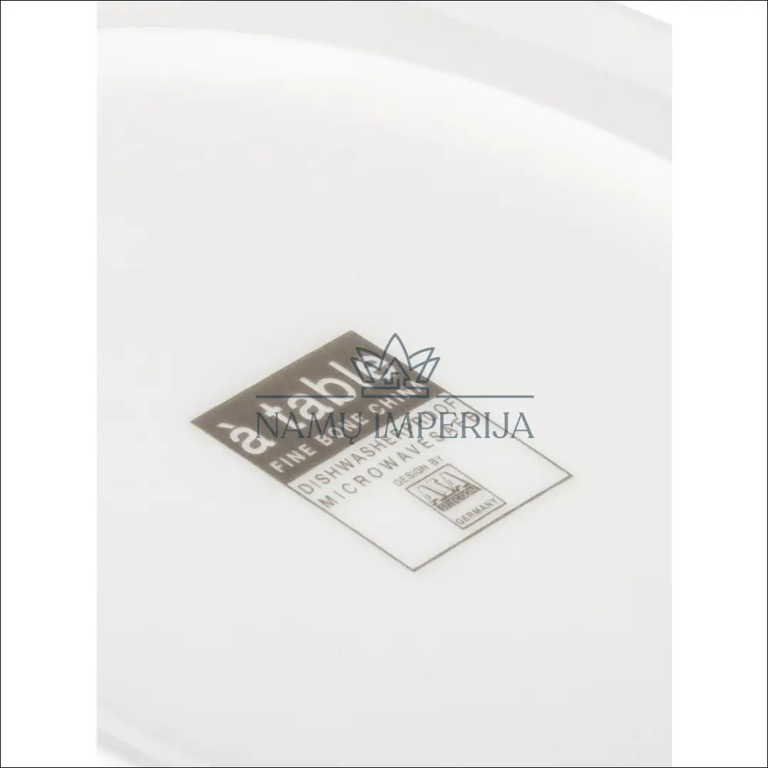 Porcelianinė lėkštė DI4871 - €10 Save 65% __label:Pristatymas 1-2 d.d., color-balta, indai, interjeras, lekstes Iki €25