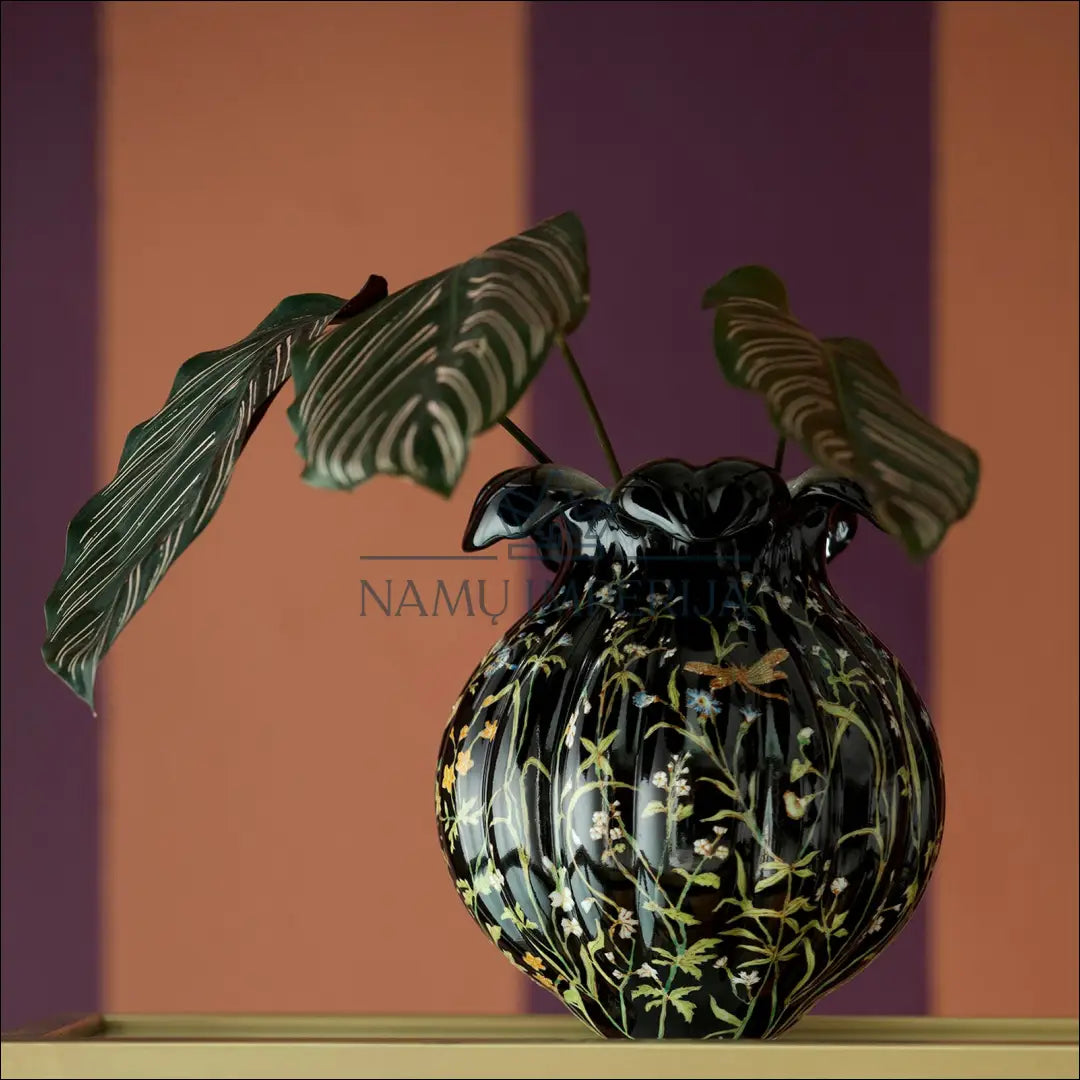 Porcelianinė vaza DI6157 - €95 Save 55% 50-100, color-juoda, color-marga, color-margas, interjeras €50 to €100