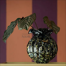 Augšupielādējiet attēlu galerijas skatā Porcelianinė vaza DI6157 - €106 Save 50% 100-200, color-juoda, color-marga, color-margas, interjeras Interjeras Fast
