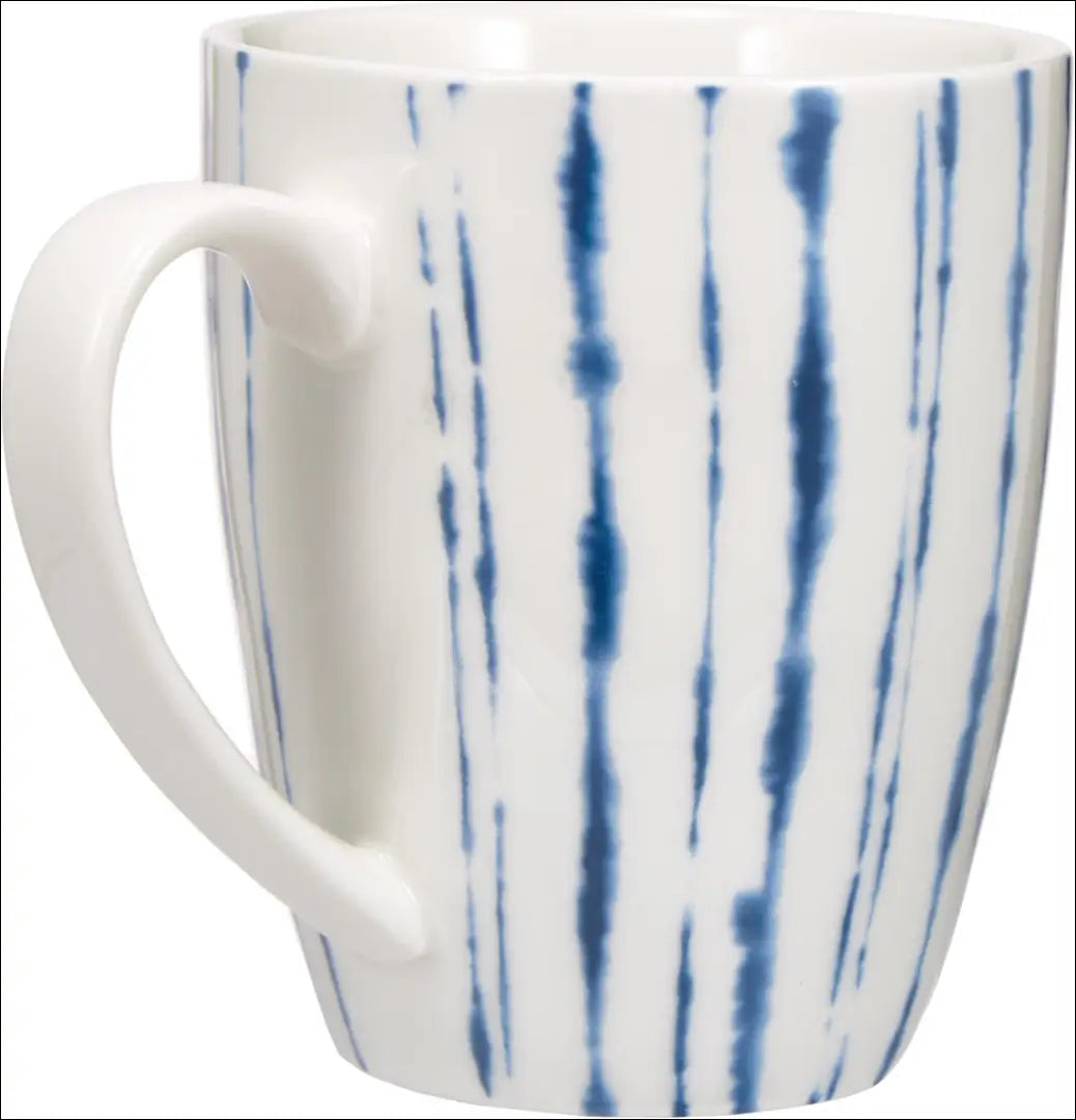 Porcelianinių puodelių komplektas (2vnt) DI2492 - €5 Save 70% __label:Pristatymas 1-2 d.d., color-balta, color-melyna,