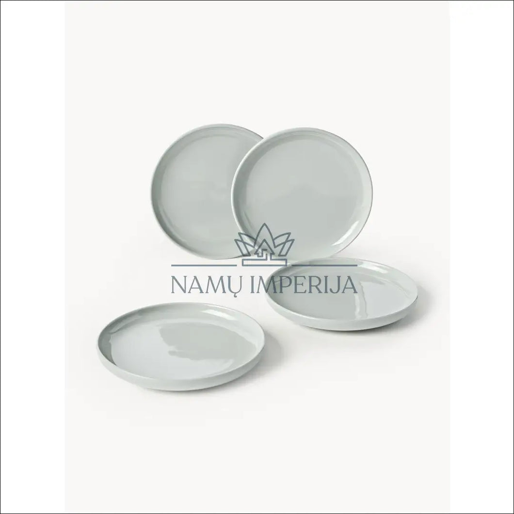 Porceliano lėkštučių komplektas (4vnt) DI4948 - €20 Save 50% color-pilka, indai, interjeras, lekstes,