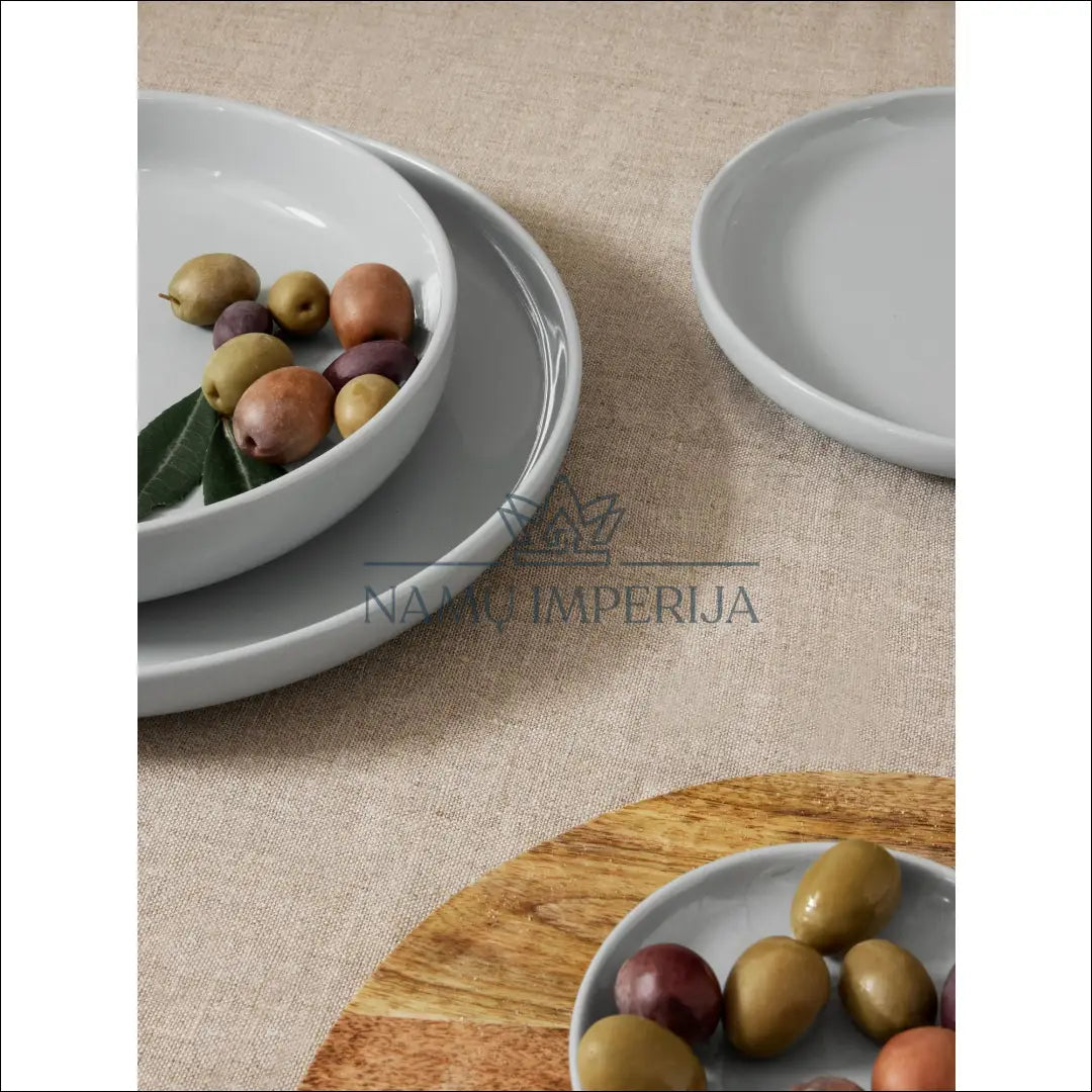 Porceliano lėkštučių komplektas (4vnt) DI4948 - €14 Save 65% __label:Pristatymas 1-2 d.d., color-pilka, indai,