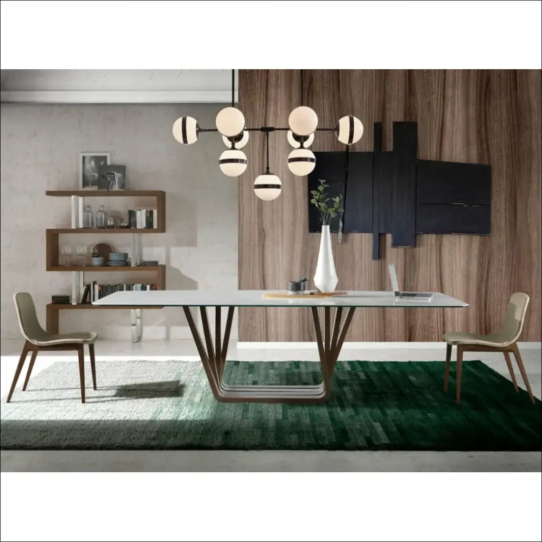 Porceliano valgomojo stalas VI767 - €2,547 Save 70% __label:Pristatymas 1-2 d.d., color-balta, color-ruda,