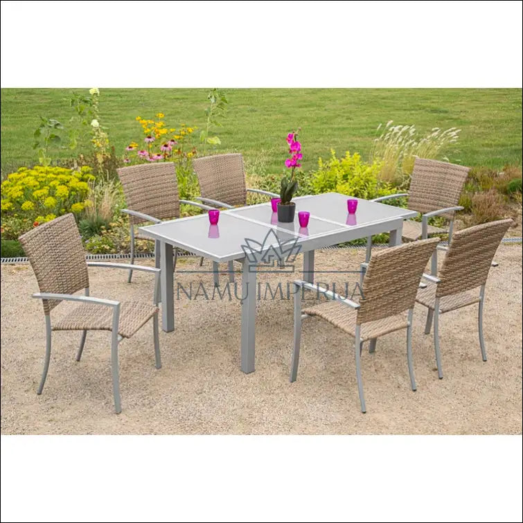 Prailginamas lauko stalas LI698 - €441 Save 30% __label:Pristatymas 1-2 d.d., color-pilka, baldai, lauko-stalai,