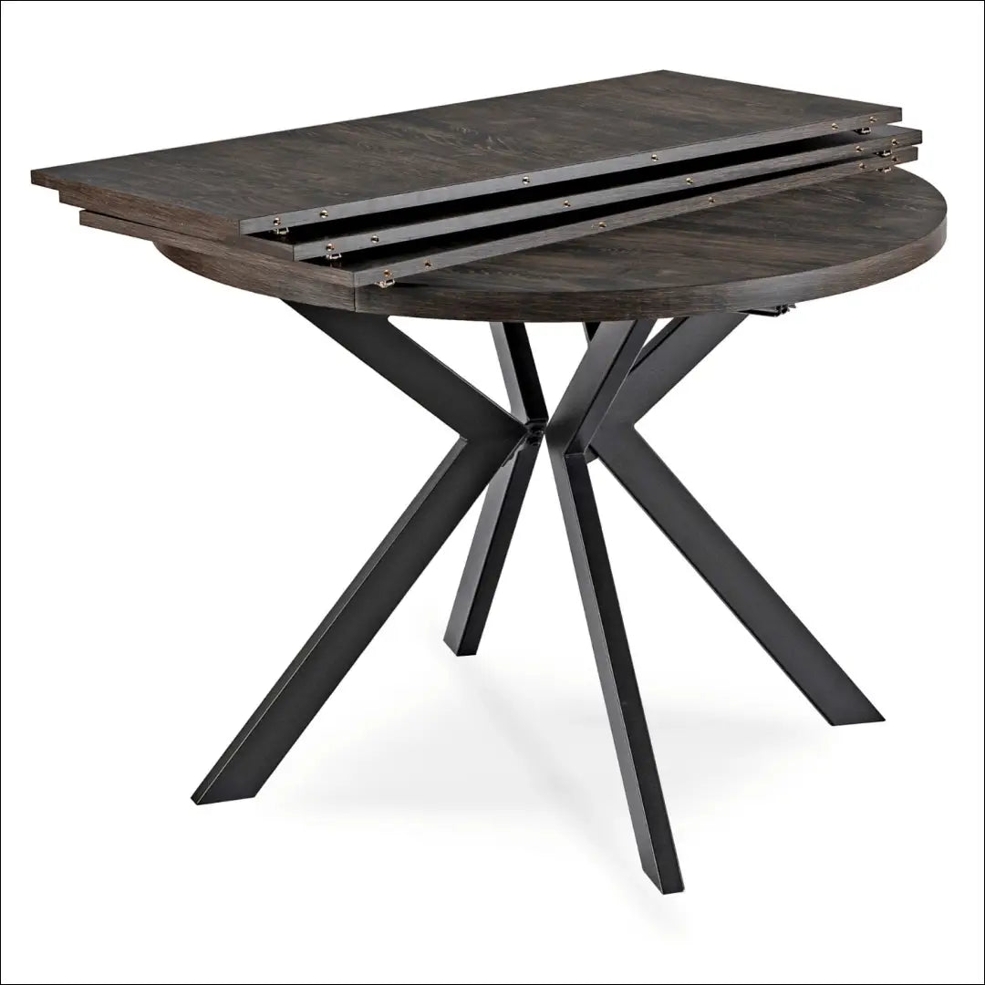 Prailginamas stalas iš MDF juodos spalvos 100-250 cm TE218 - €376 Save 15% __label:Pristatymas 5-14 d.d., elite,