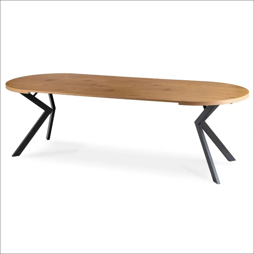 Prailginamas stalas iš MDF juodos spalvos / ąžuolo 100-250 cm TE134 - €376 Save 15% __label:Pristatymas 5-14 d.d.,