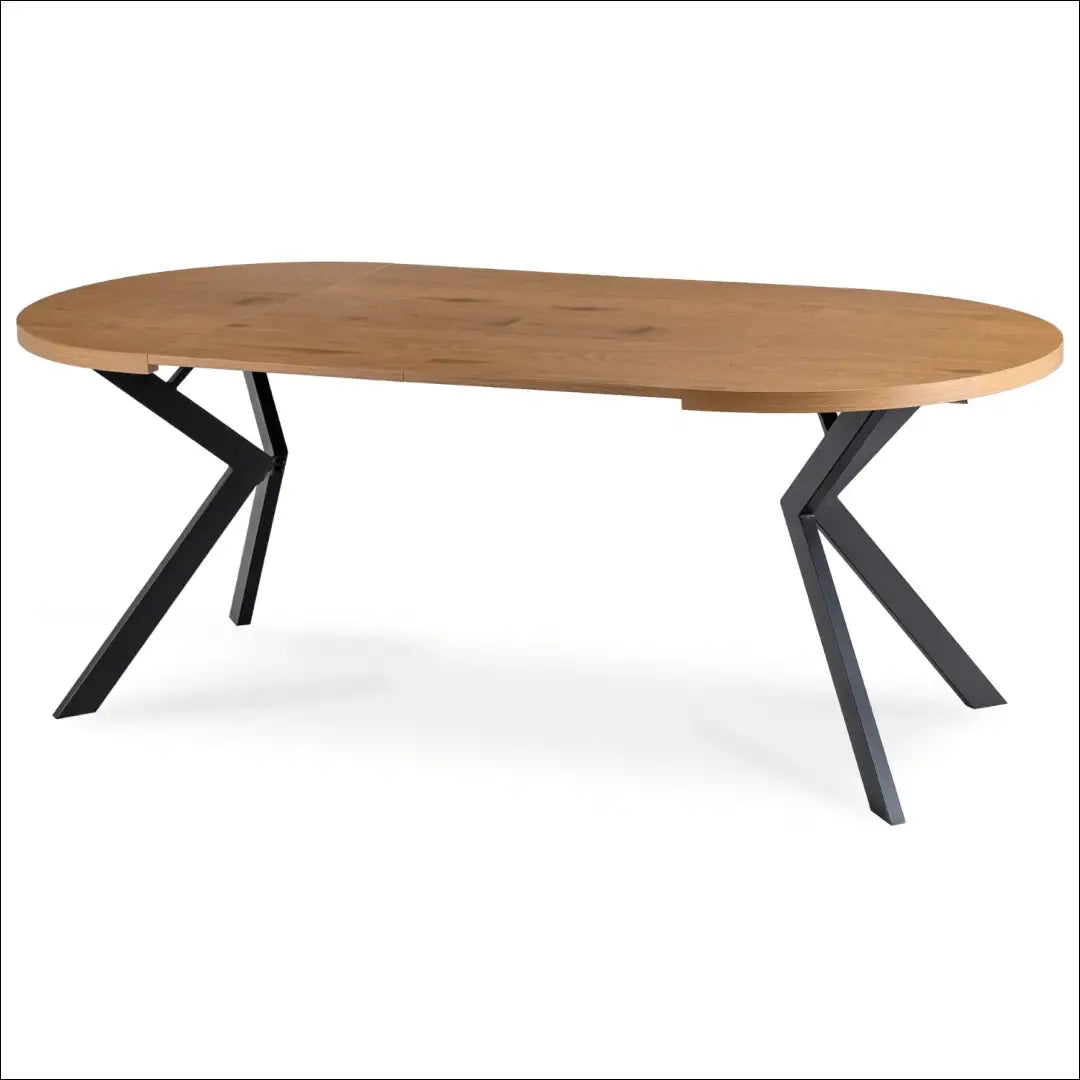 Prailginamas stalas iš MDF juodos spalvos / ąžuolo 100-250 cm TE134 - €376 Save 15% __label:Pristatymas 5-14 d.d.,