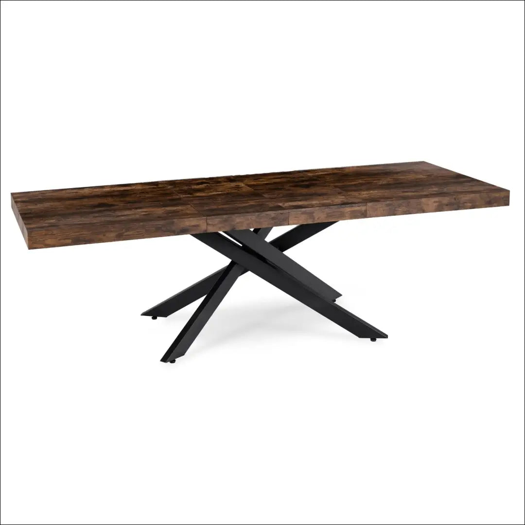 Prailginamas stalas iš MDF juodos spalvos / ąžuolo 160-240 cm TE908 - €423 Save 15% __label:Pristatymas 5-14 d.d.,