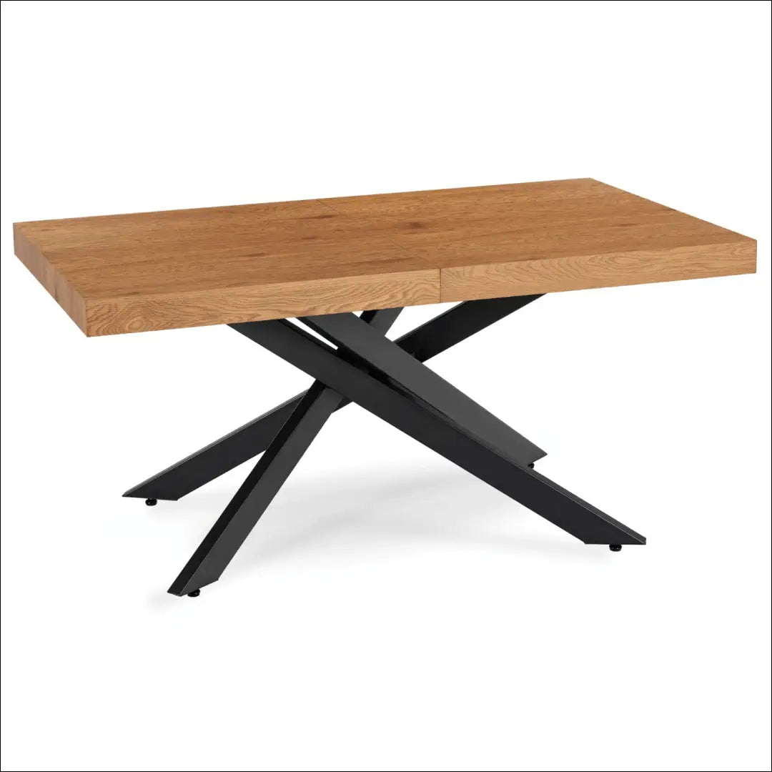 Prailginamas stalas iš MDF juodos spalvos / ąžuolo 160-240 cm TE909 - €423 Save 15% __label:Pristatymas 5-14 d.d.,