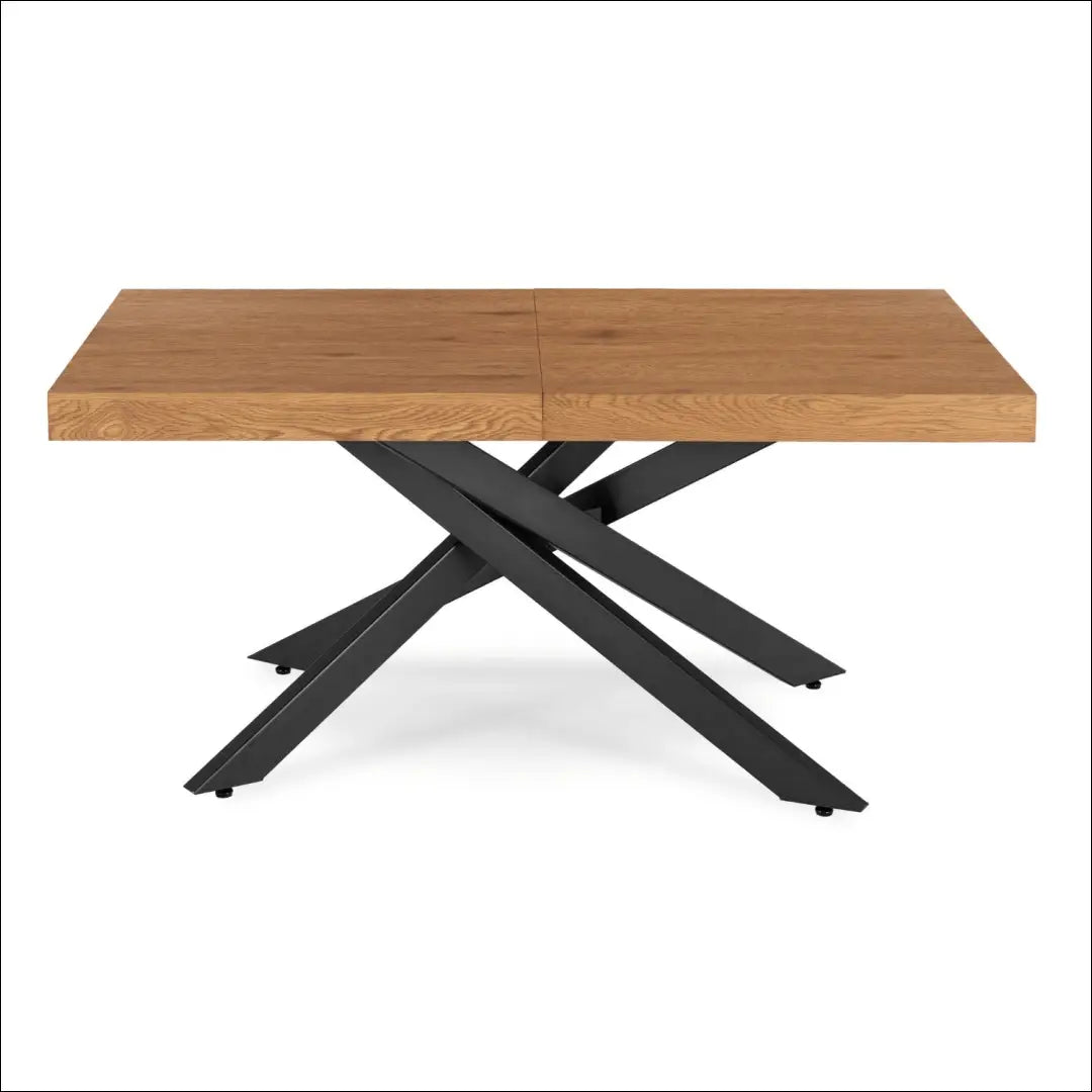 Prailginamas stalas iš MDF juodos spalvos / ąžuolo 160-240 cm TE909 - €410 Save 15% __label:Pristatymas 5-14 d.d.,