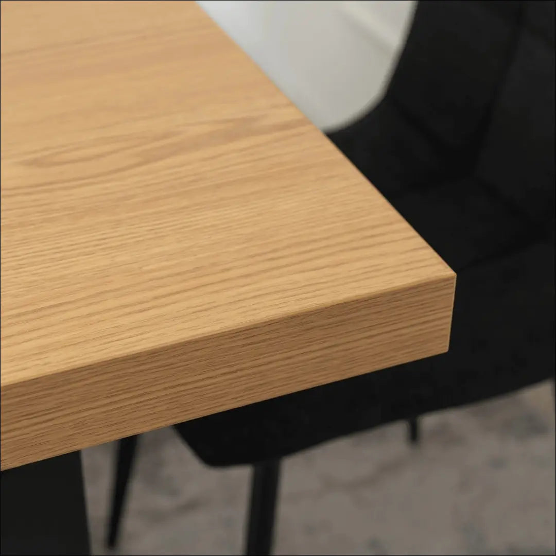 Prailginamas stalas iš MDF juodos spalvos / ąžuolo 160-260 cm TE164 - €372 Save 15% __label:Pristatymas 5-14 d.d.,