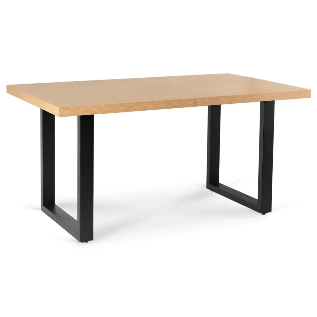 Prailginamas stalas iš MDF juodos spalvos / ąžuolo 160-260 cm TE164 - €372 Save 15% __label:Pristatymas 5-14 d.d.,
