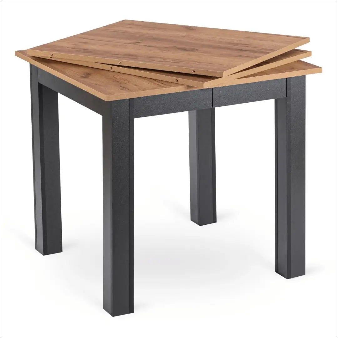 Prailginamas stalas iš MDF juodos spalvos / ąžuolo 80-200 cm TE825 - €228 Save 15% __label:Pristatymas 5-14 d.d.,