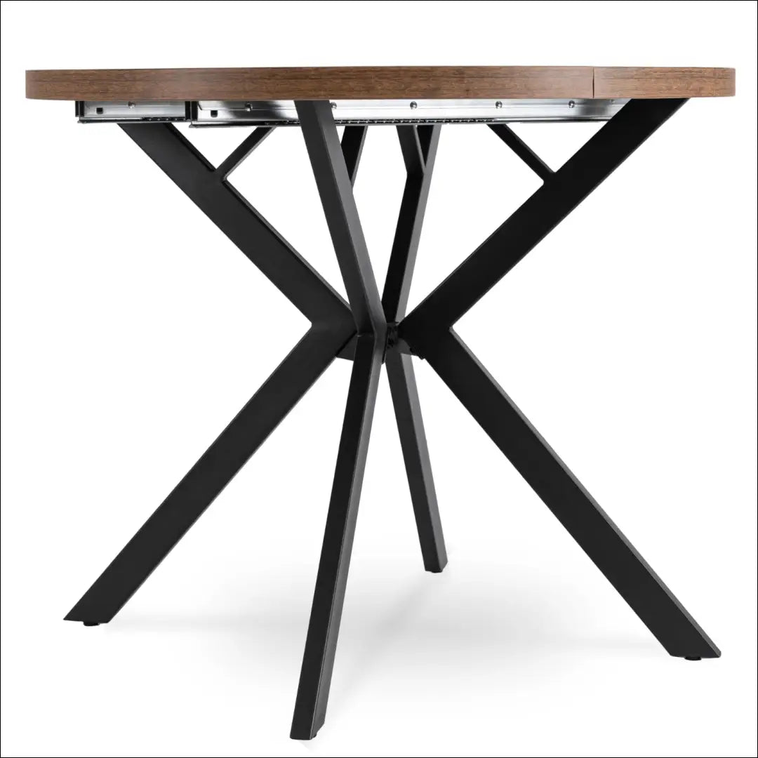 Prailginamas stalas iš MDF juodos spalvos / ąžuolo 90-190 cm TE528 - €338 Save 15% __label:Pristatymas 5-14 d.d.,