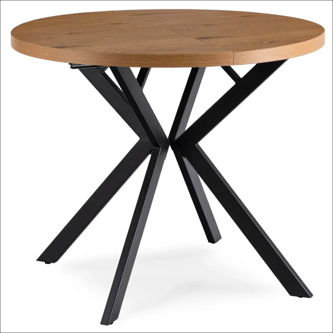Prailginamas stalas iš MDF juodos spalvos / ąžuolo 90-190 cm TE778 - €338 Save 15% __label:Pristatymas 5-14 d.d.,