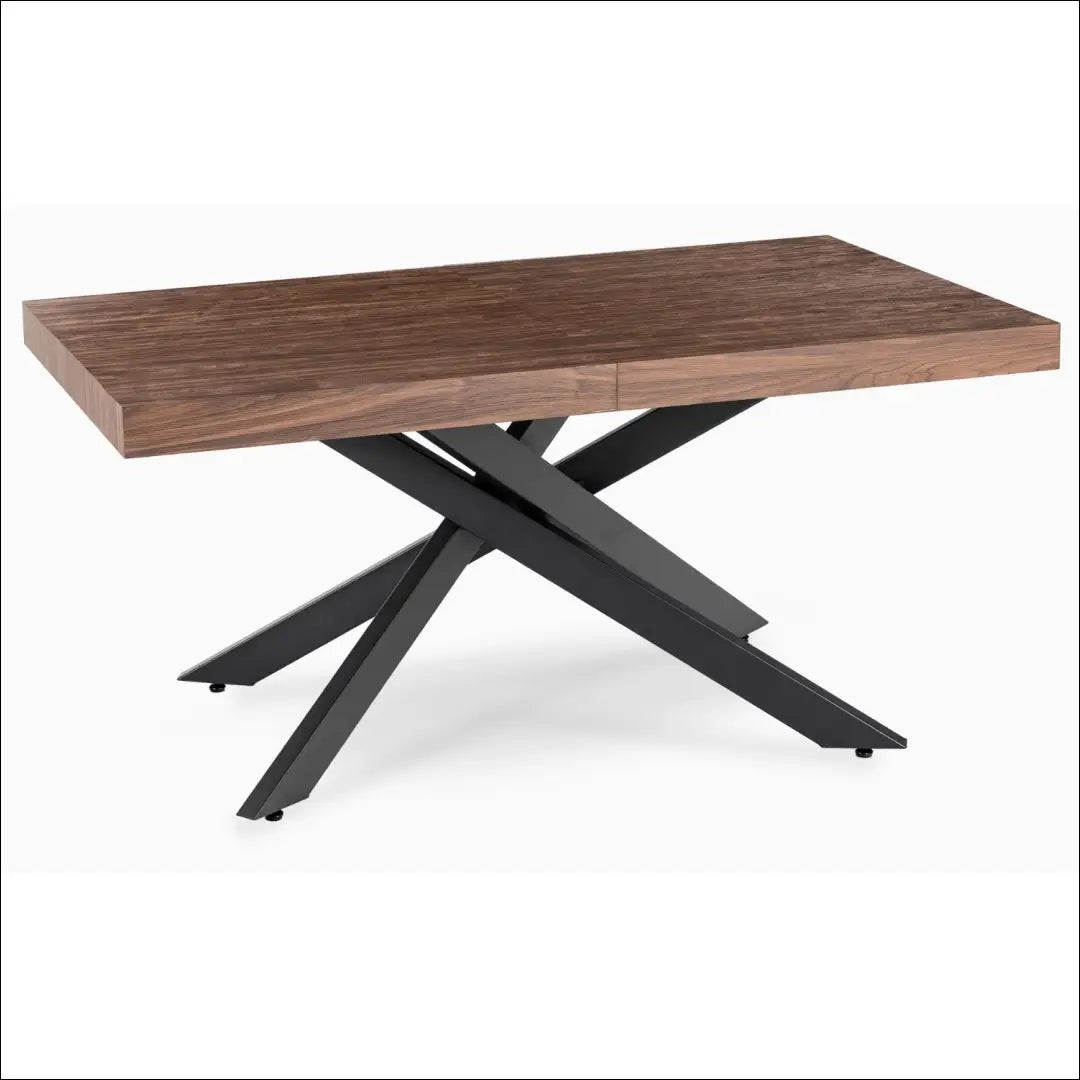 Prailginamas stalas iš MDF juodos spalvos / riešuto 160-240 cm TE910 - €423 Save 15% __label:Pristatymas 5-14 d.d.,