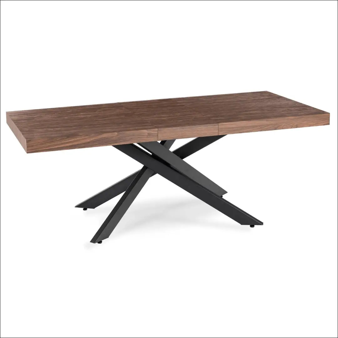 Prailginamas stalas iš MDF juodos spalvos / riešuto 160-240 cm TE910 - €423 Save 15% __label:Pristatymas 5-14 d.d.,