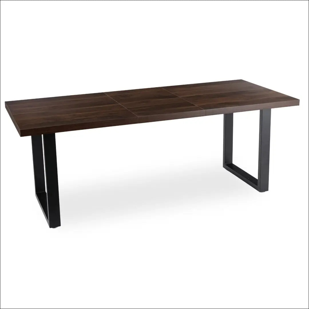 Prailginamas stalas iš MDF juodos spalvos / riešuto 160-260 cm TE999 - €384 Save 15% __label:Pristatymas 5-14 d.d.,
