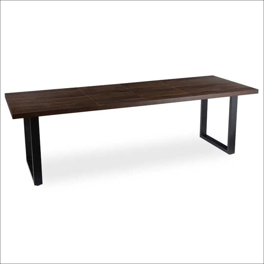 Prailginamas stalas iš MDF juodos spalvos / riešuto 160-260 cm TE999 - €384 Save 15% __label:Pristatymas 5-14 d.d.,