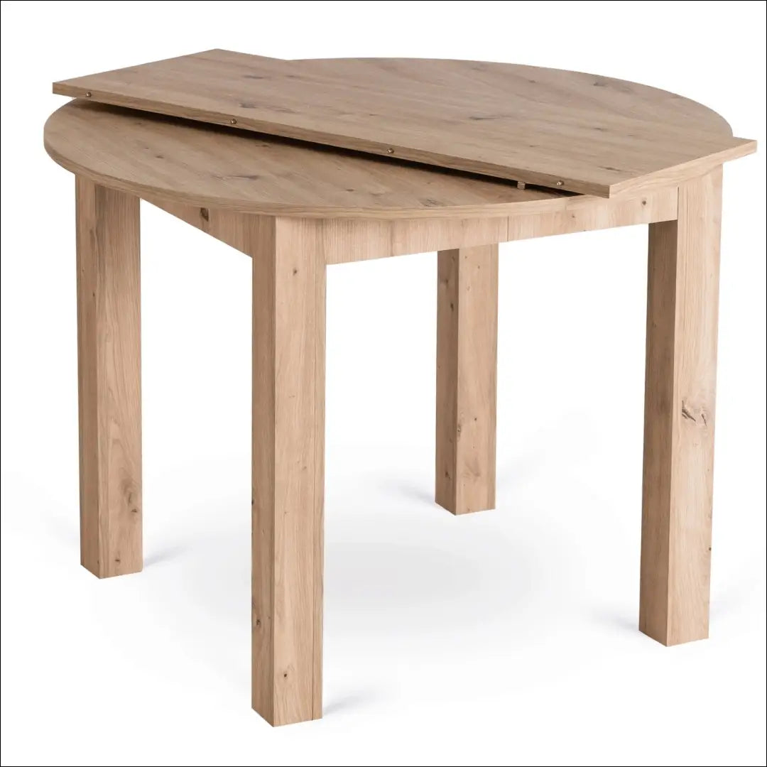 Prailginamas stalas iš medžio drožlių plokštės ąžuolo spalvos 102-142 cm TE1015 - €182 Save 15% 100-200,