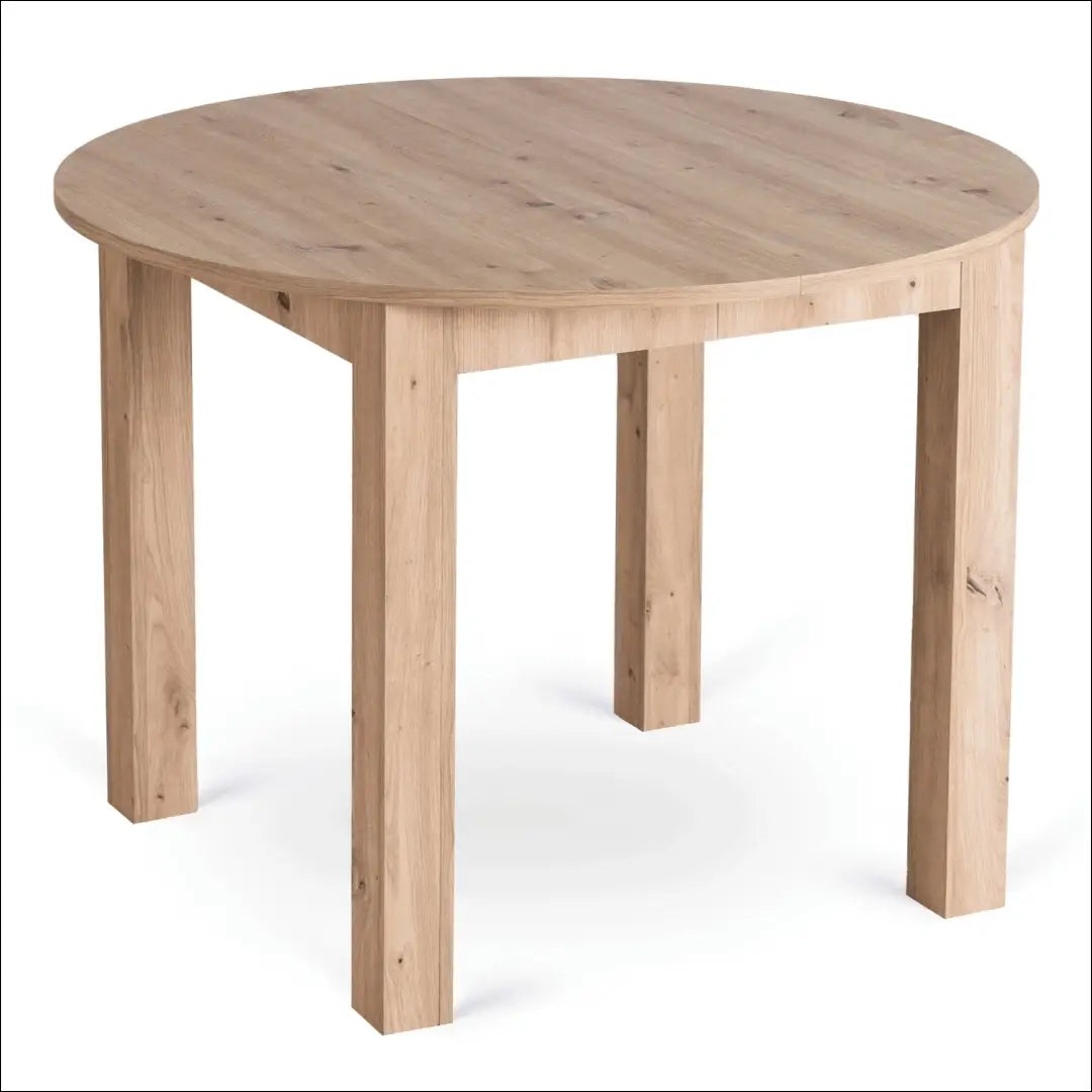 Prailginamas stalas iš medžio drožlių plokštės ąžuolo spalvos 102-142 cm TE1015 - €182 Save 15% 100-200,