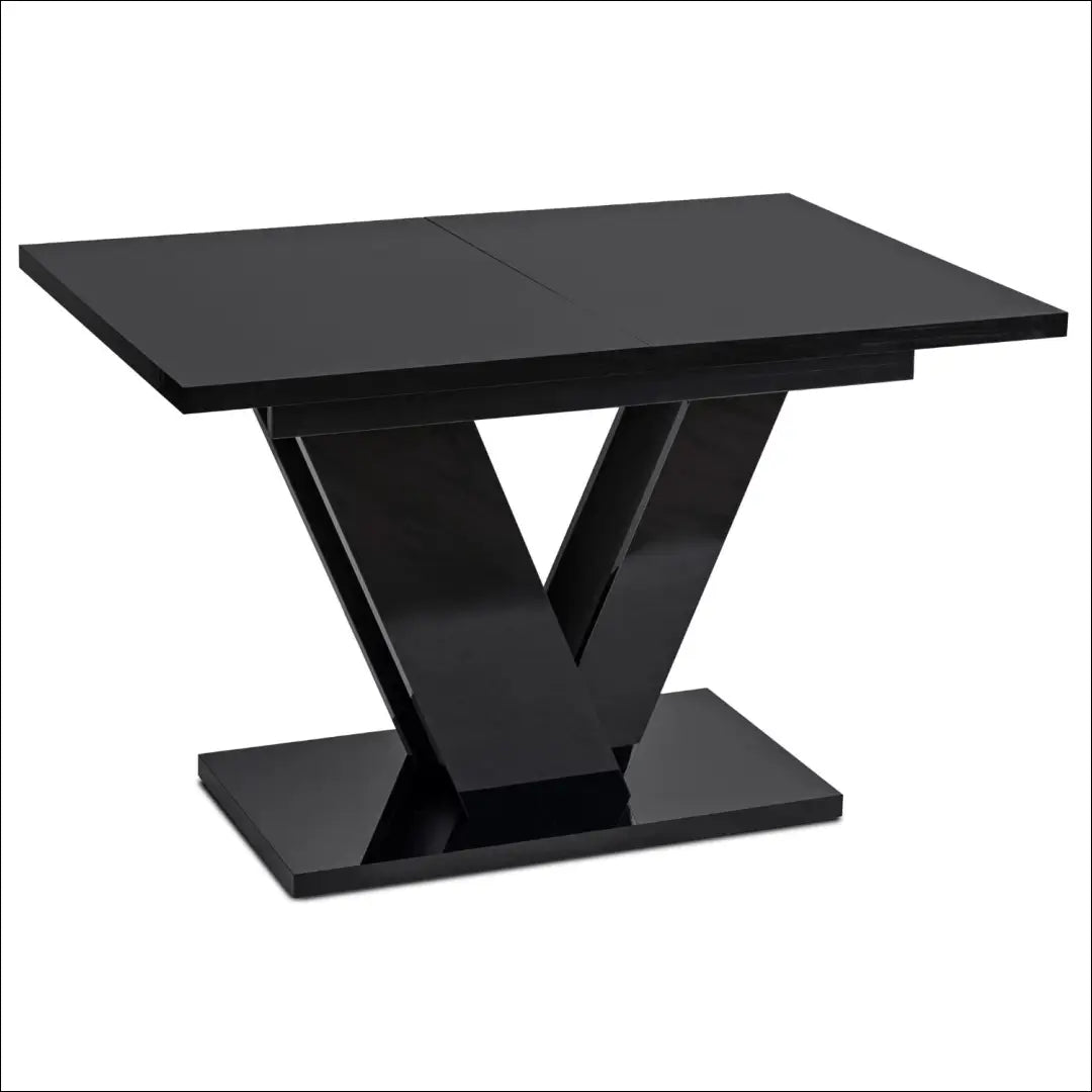 Prailginamas stalas iš medžio drožlių plokštės juodos spalvos 120-160 cm TE269 - €374 Save 15% __label:Pristatymas 5-14