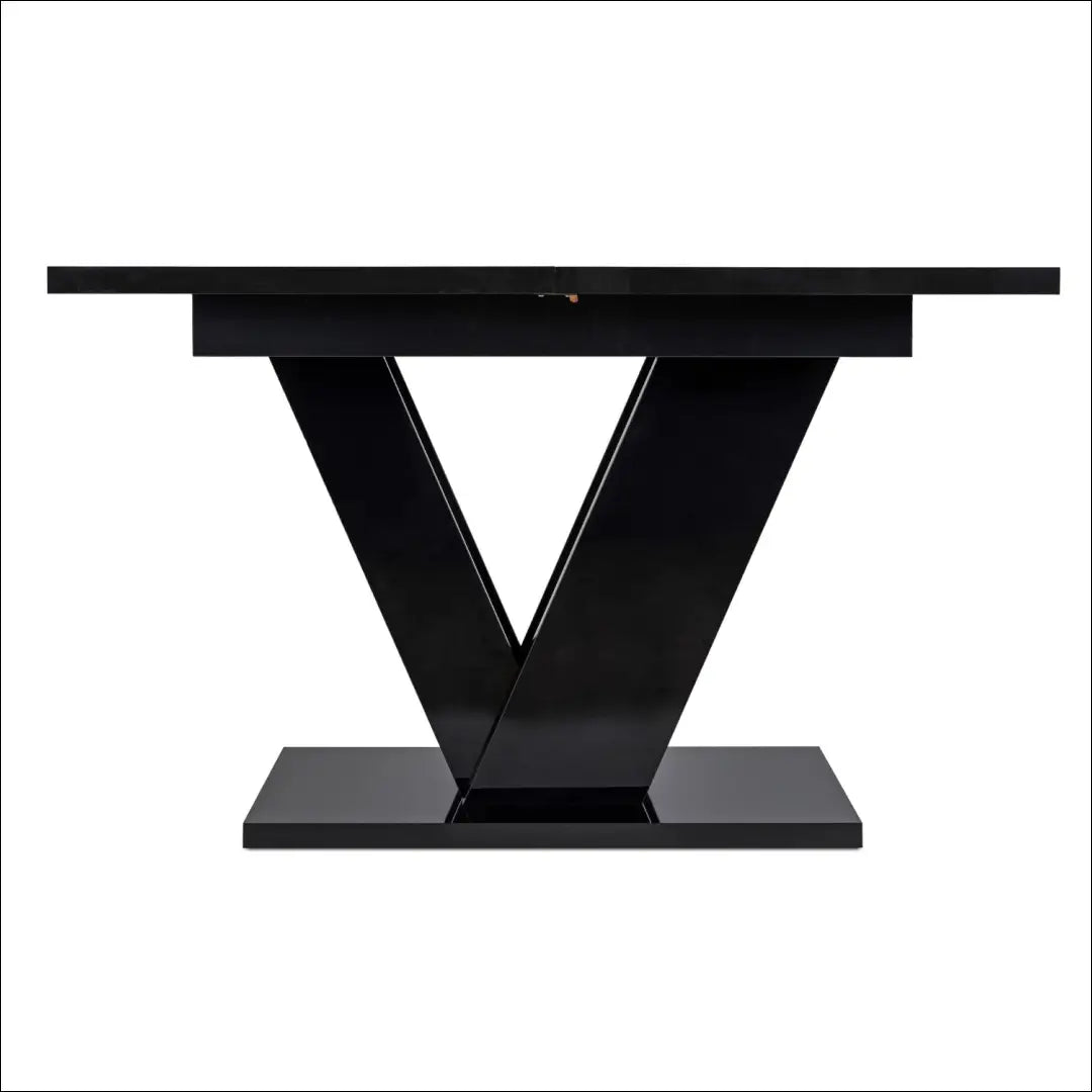 Prailginamas stalas iš medžio drožlių plokštės juodos spalvos 120-160 cm TE269 - €374 Save 15% __label:Pristatymas 5-14