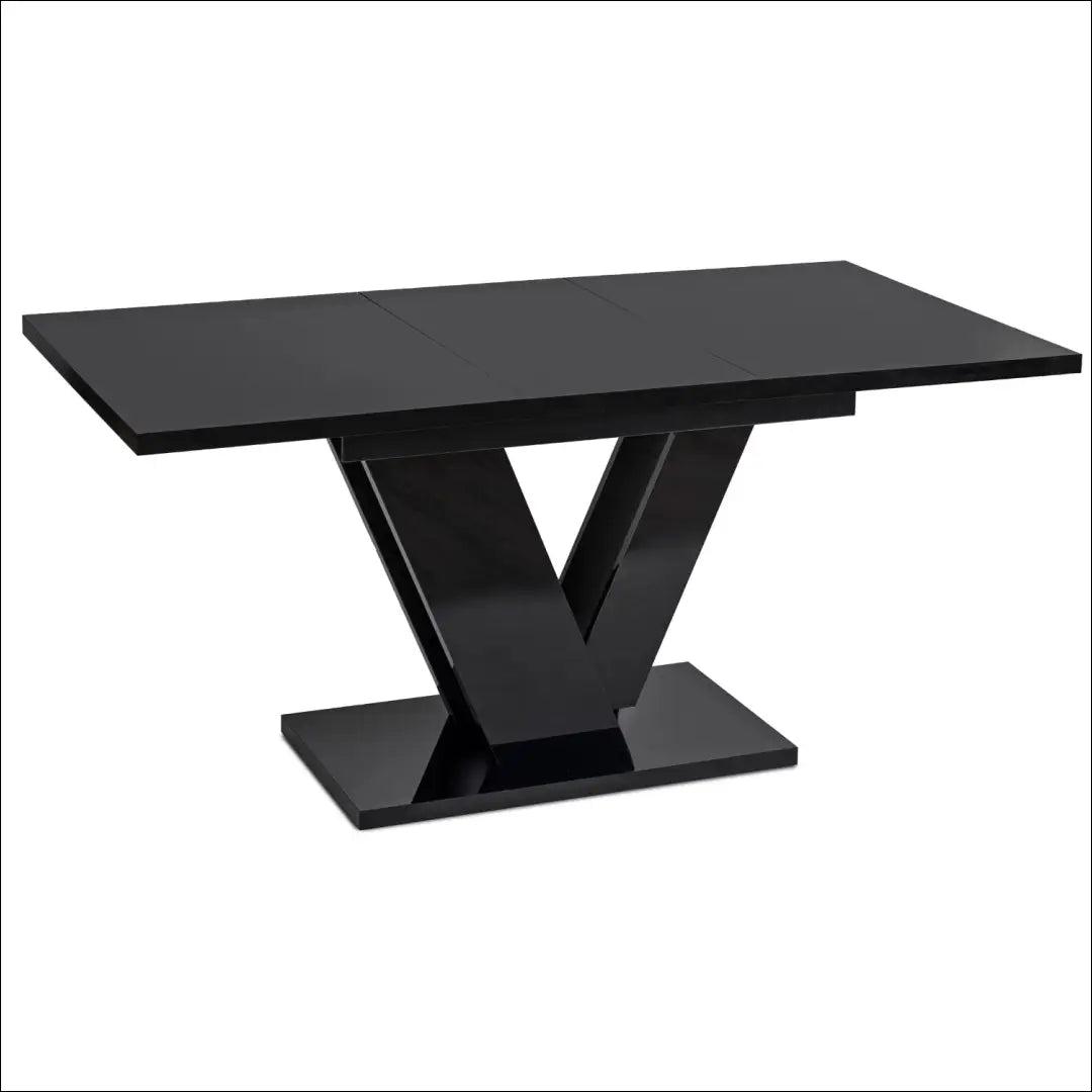 Prailginamas stalas iš medžio drožlių plokštės juodos spalvos 120-160 cm TE269 - €374 Save 15% __label:Pristatymas 5-14